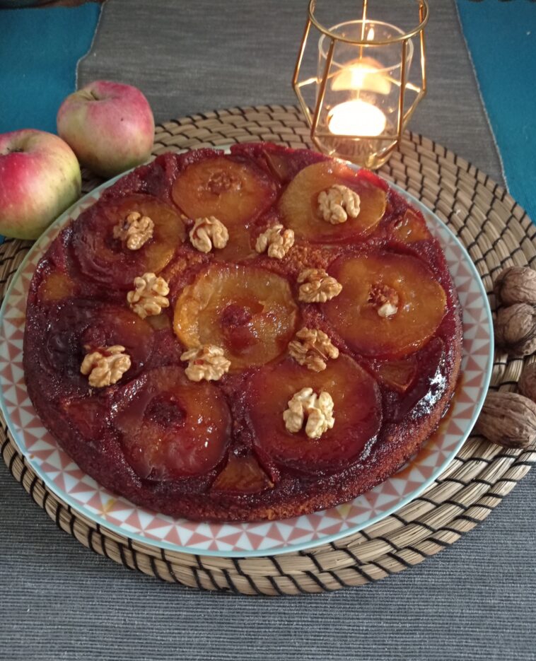 Gâteau renversé aux pommes